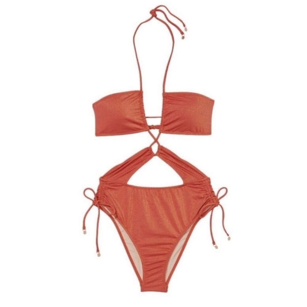 Victoriaโs Secret sexy one pieceโ strappy one piece swimsuit size L NWT